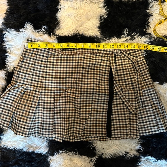 Free People Anna Sui Mini Plaid Kilt Skirt Size M NWT - Picture 11 of 12